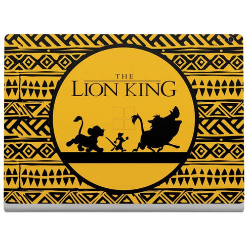 Disney The Lion King Simba Timon and Pumba Tribal Print Surface Book 2 13.5in Skin